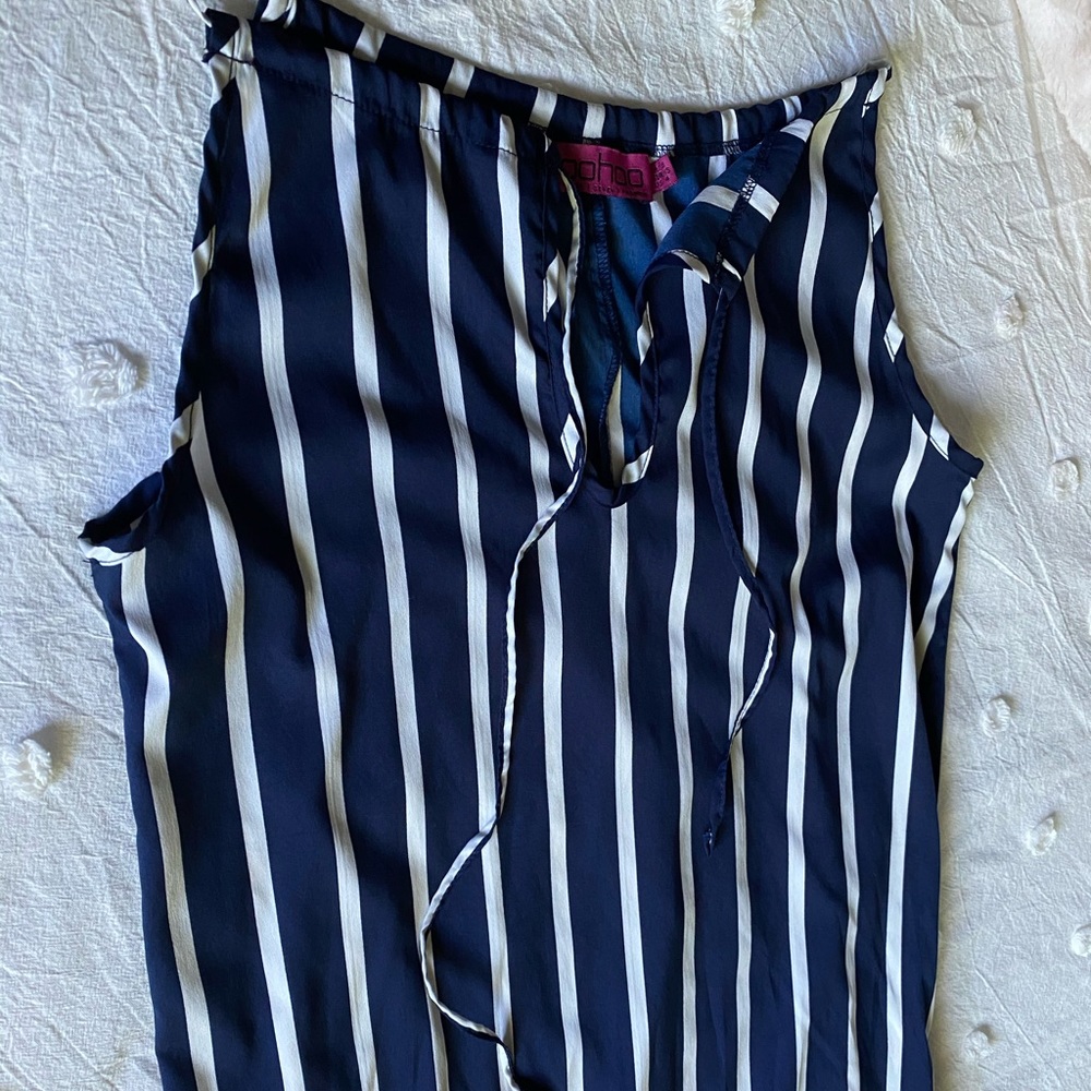 Louisa Striped Tie Front Maxi